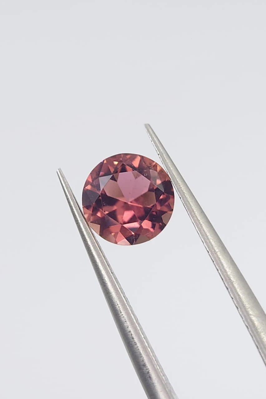 1.14ct Natural Tourmaline Round Cut Loose Gemstone From Afghanistan — view 6
